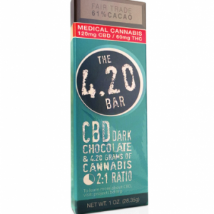 CBD Dark Chocolate 4.20 Bar Venice Cookie